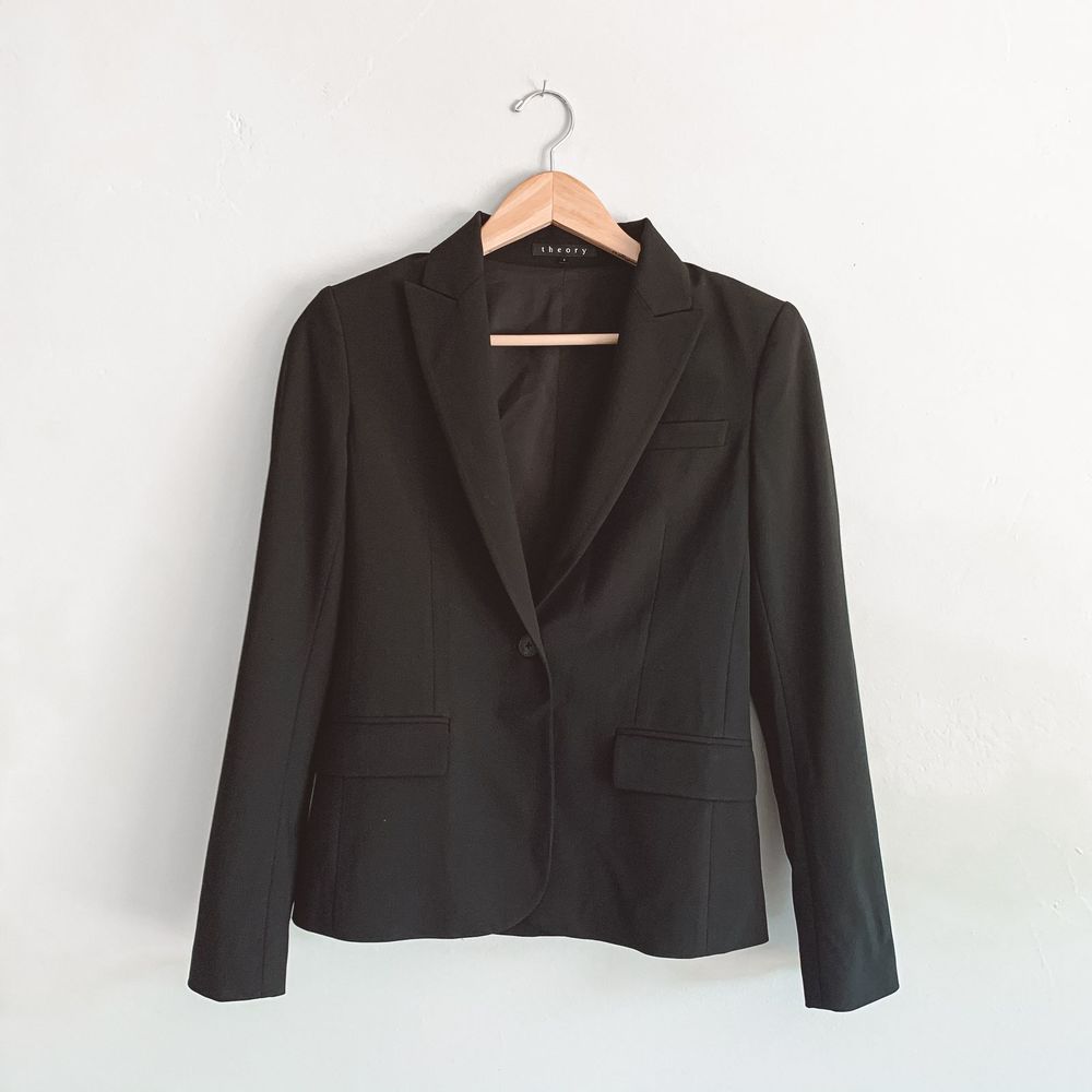 Theory Stretch Wool Gabe Blazer Jacket
